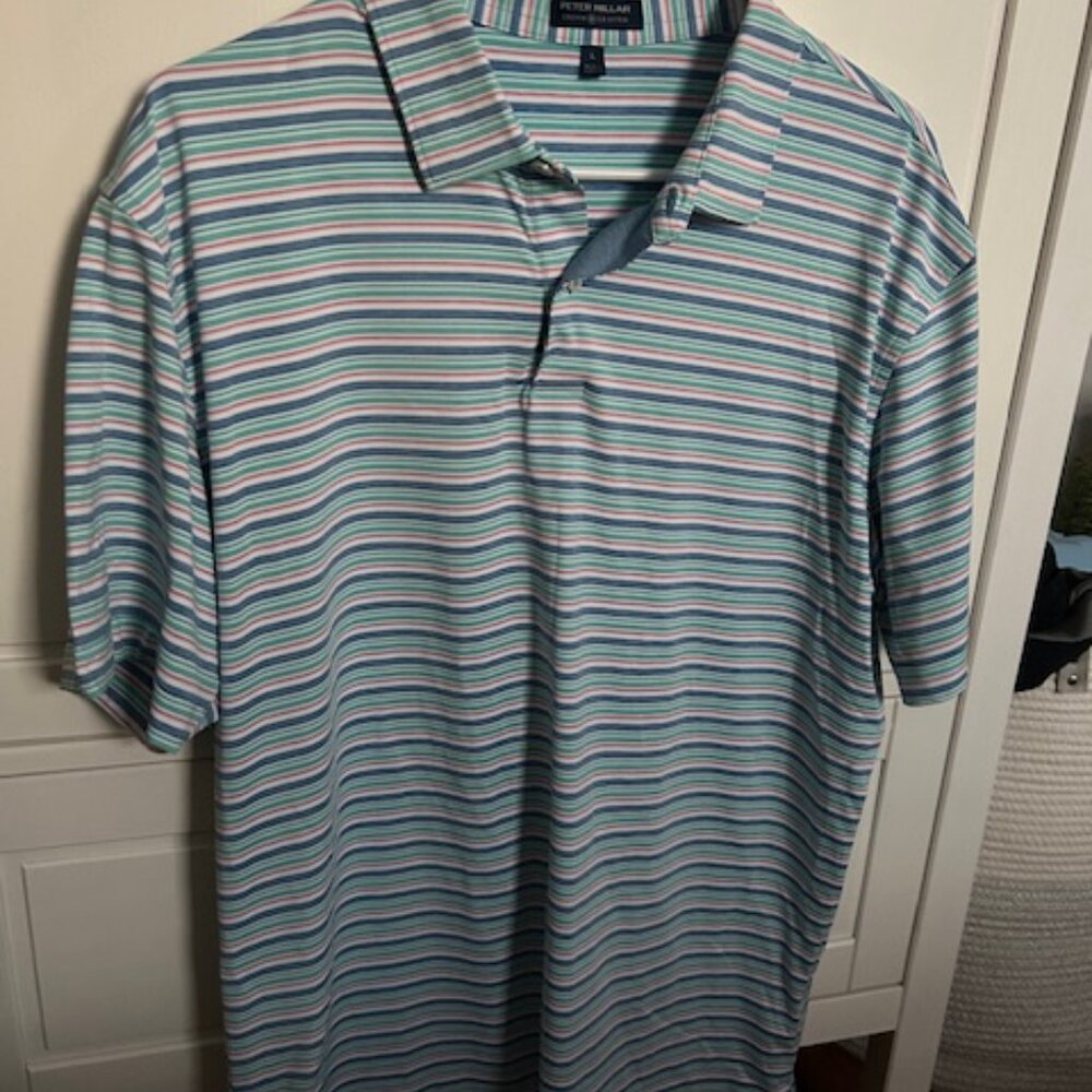 Men's Peter Millar Crown Crafted Performance Polo - Size Large